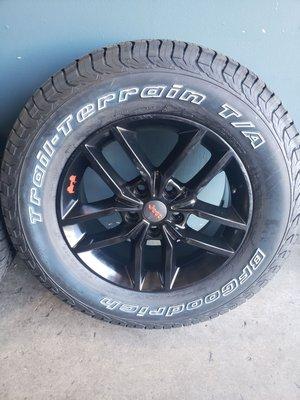 New BF Goodrich Trail-Terrain T/A's 265/65r18 for my 2019 Jeep Grand Cherokee Trailhawk 4x4 5.7L HEMI.