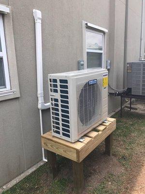 Installed a mini-split heat pump system