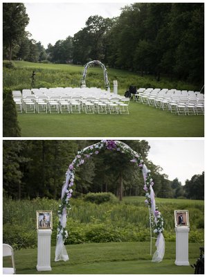 first hole where the ceremony is