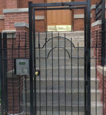 Telephone Entry Intercom System and Gate Closer Installation