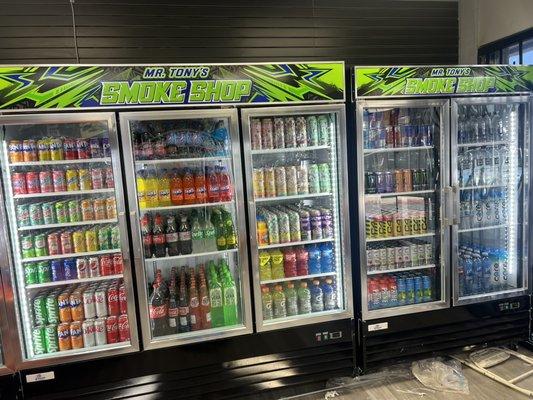 Wide variety of exotic sodas and more.