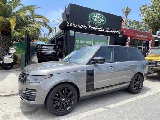 Land Rover brakes and services. Please call to schedule an appointment