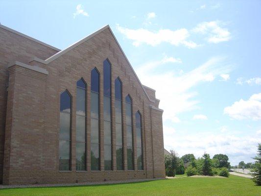 Edinbrook Church view from Noble Pkwy