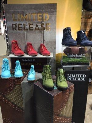 Limited edition of the Timbs are in store now