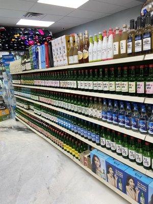 Soju aisle