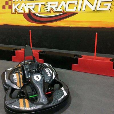 Sponsored go kart at Millennium Kart Racing