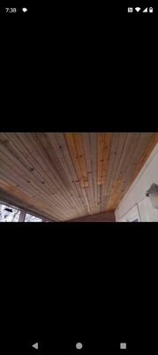 Patio ceiling repair