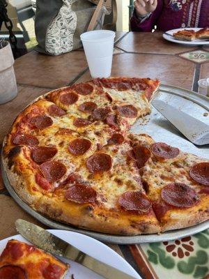 Pepperoni pizza