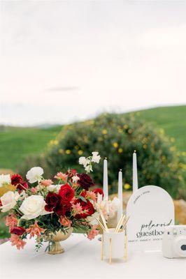 Welcome table