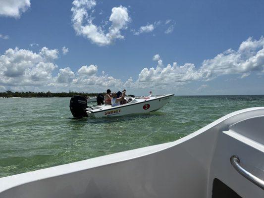 Sand bar area Snipe Point