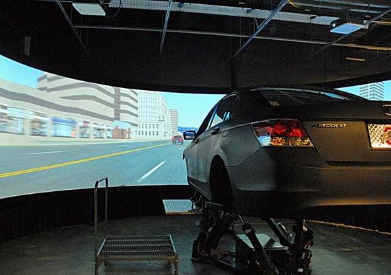 New driving simulator at Ohio Sate University.