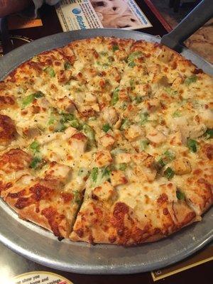 Chicken fajita pizza