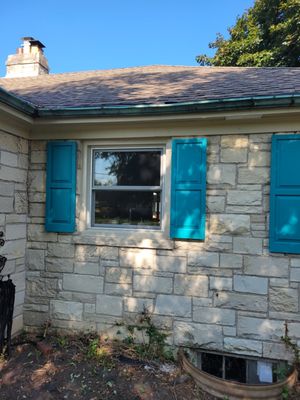 Fiberglass double pane double hung