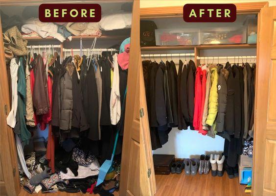 Need your closet organized? Contact us!