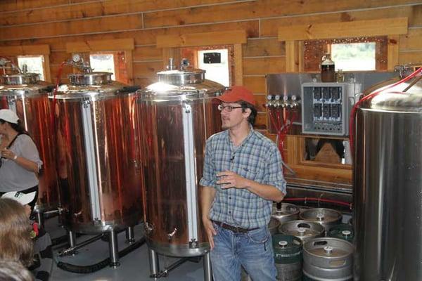 Robert The Brewer on a brew tour