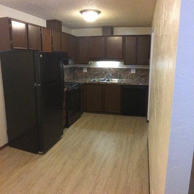 Updated kitchen and flooring.