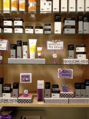 We carry top rated PCA and Image Skin Care. Both of the brands are award winning  cosmeceutical lines.