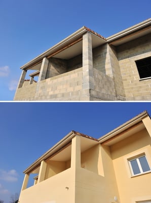 Before & after exterior paint & windows