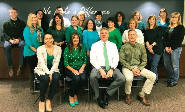 On Friday, March 23, 2018, Sylvia Group employees wore green in Team Noah Foundation, a non-profit organization dedicated to ...