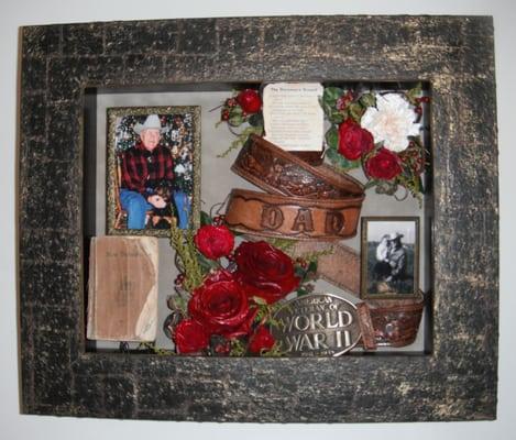 Memorial shadow box