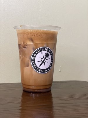 Come to the cafe and enjoy an iced latte!