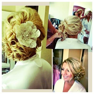 Bridal updo