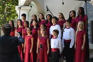 MUSYCA Children's Choir performs at Rancho Las Lomas, at Alzheimer's Association charity event.