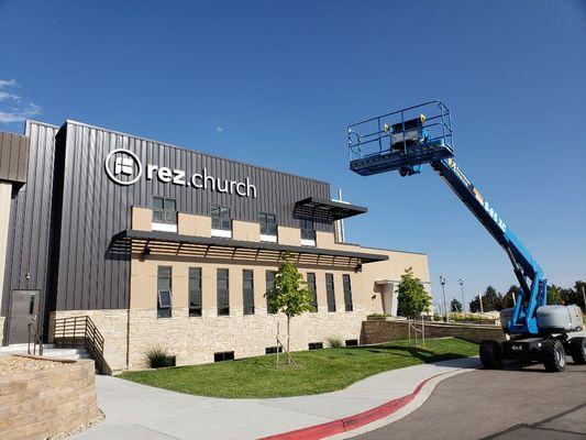 Completed Project Using High Performance Coatings at Rez Church in Windsor Colorado!