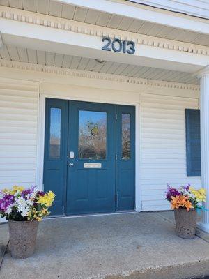 Welcoming entrance