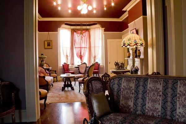 The Ladies Parlor located inside the STARR Mansion.