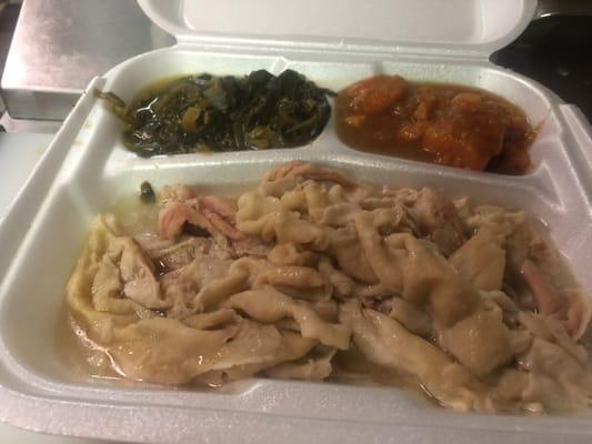 Chitterlings dinner