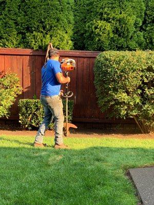 Lawn care, weed removal, trimming, edging, plus more.
 Let us take care of your lawn.