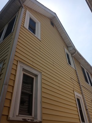 Exterior trim painting