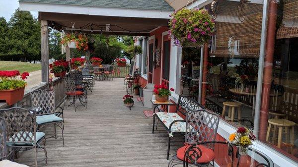 Lovely patio seating.