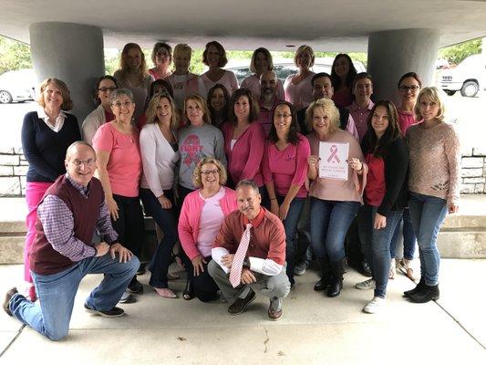 Wearing Pink on Breast Cancer Awareness Day 2017