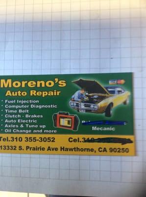 Moreno's Auto Repair