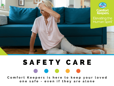 Comfort Keepers Home Care offers Safety Care products to seniors to help them feel secure and at ease at home, especially if ...