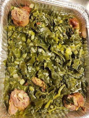 Collard Greens with turkey