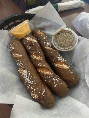 Bavarian pretzels