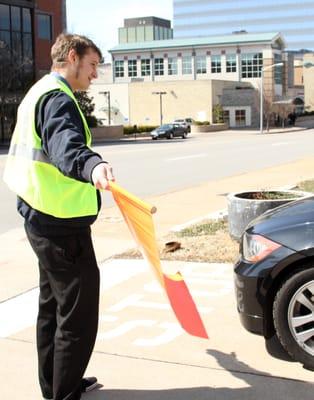 We provide parking lot management services also.