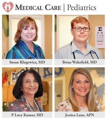 Based primarily in our Elizabethton and Johnson City locations, Medical Care's Pediatric providers are second to none!