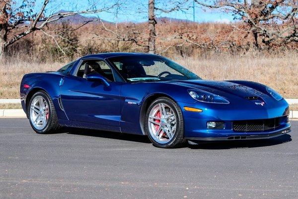 Beautiful Blue C6 Corvette