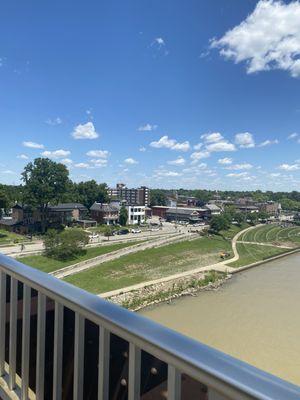 Looking toward Big 4 Station from the Bridge