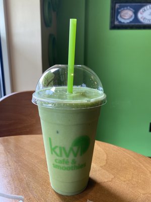 Pina Colada Smoothie with Spinach