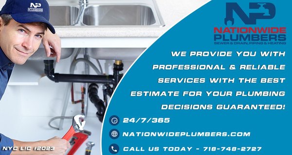 Services and Emergency 24/7 - Visit Now - https://nationwideplumbers.com/ Call: 718-748-2727