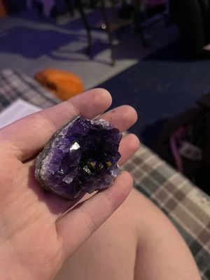 amethyst cluster, such a deep purple