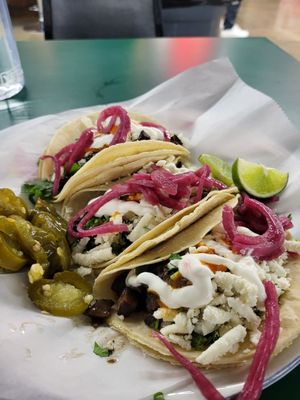 Portobello mushroom tacos