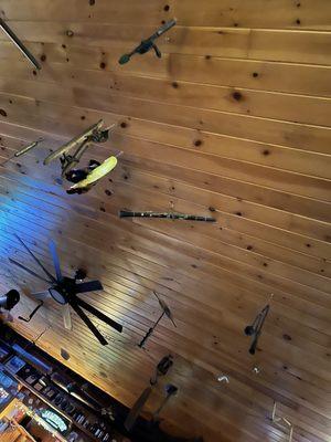 Ceiling of old tools !