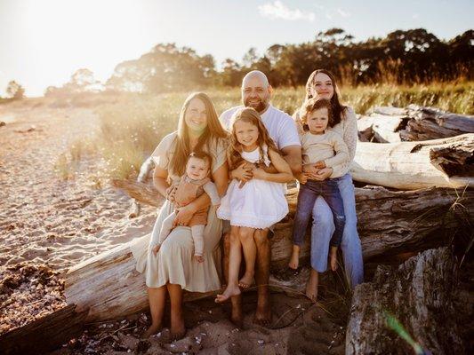 Family beach session