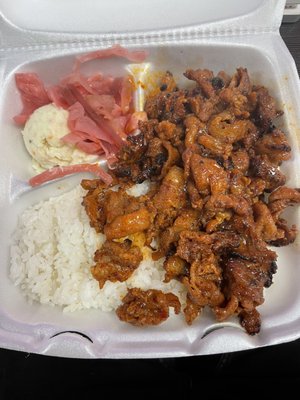 #2 Spicy bulgogi with white rice